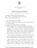 Proposta de Projeto de Monografia - UFRJ