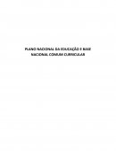 PLANO NACIONAL DA EDUCAÇÃO E BASE NACIONAL COMUM CURRICULAR