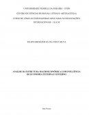 ANÁLISE DA ESTRUTURA MACROECONÔMICA COM INFLUÊNCIA DE ECONOMIA EXTERNA E GOVERNO