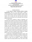 Mundo do Trabalho: Construção Histórica e Desafios Contemporâneos