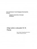 Curso de Extensão: Teoria Pedagógica Emancipatória: Currículo Integrado, Escola Ativa e Formação Omnilateral