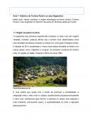 O Histórico do Turismo Rural e os seus Segmentos