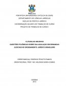 AS CLÁUSULAS ABUSIVAS QUESTÕES POLÊMICAS SOBRE SUA ANULAÇÃO EM DEMANDAS JUDICIAIS NO ORDENAMENTO JURÍDICO BRASILEIRO