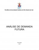 A ANALISE DE DEMANDA FUTURA