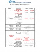 PLANO DE ESTUDO - QUÍMICA ORGANICA