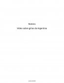 Roteiro de Video Sobre Jergas (Gírias) da Argentina