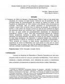 TRANSTORNO DE DÉFICIT DE ATENÇÃO E HIPERATIVIDADE - TDAH E O ENSINO-APRENDIZAGEM DE MATEMÁTICA