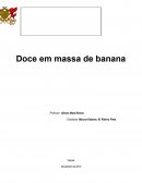 Doce Cremoso de Banana