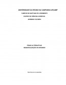 Penas Alternativas de Direito Ressocialização do Apenado