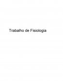 Trabalho de Fisiologia