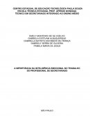 A IMPORTÂNCIA DA INTELIGÊNCIA EMOCIONAL NO TRABALHO DO PROFISSIONAL DE SECRETARIADO