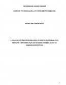 A VIOLAÇÃO DE PRINCÍPIOS BASILARES DO DIREITO PROCESSUAL CIVIL MEDIANTE A IMPLEMENTAÇÃO DO INCIDENTE DE RESOLUÇÕES DE DEMANDAS REPETITIVAS