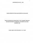 PROJETO INTEGRADO MULTIDISCIPLINAR – PIM II: ECONOMIA E MERCADO; RECURSOS MATERIAIS E PATRIMONIAIS; E MATEMÁTICA APLICADA