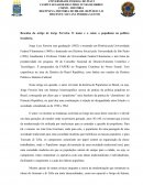 Resenha do Artigo de Jorge Ferreira O Nome e a Coisa: O populismo na política brasileira.