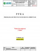 PPRA 01 - V03 - Modelo PPRA