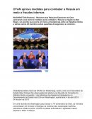OTAN aprova medidas para combater a Rússia em meio a fraudes internas