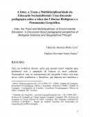 A inter, a Multi e Transdisciplinaridade do Ensino da Educação Socioambiental