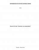 Resenha Crítica sobre aprendizagem autônoma