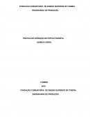 PRÁTICA DE AFERIÇÃO DE PIPETA E BURETA QUÍMICA GERAL