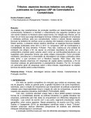 Tributos: Aspectos Técnicos Tratados nos Artigos Publicados no Congresso USP de Controladoria e Contabilidade