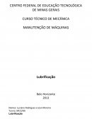 CURSO TÉCNICO DE MECÂNICA MANUTENÇÃO DE MÁQUINAS