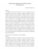 O PROCESSO DE APRENDIZAGEM A PARTIR DE UM OLHAR PSICOPEDAGÓGICO