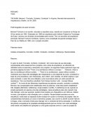 Resumo TSCHUMI, Bernard. “Conceito, Contexto, Conteúdo” in Arquine, Revista Internacional de Arquitectura y Diseño. vol 34, 2005