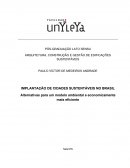 IMPLANTAÇÃO DE CIDADES SUSTENTÁVEIS NO BRASIL