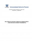 RELATÓRIO DO ESTÁGIO CURRICULAR OBRIGATÓRIO II – ANOS INICIAIS DO ENSINO FUNDAMENTAL