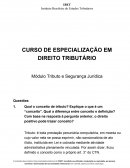 Seminário I Módulo Tributo e Segurança Jurídica