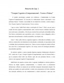 Resumo do Cap. "Terapia Cognitivo-Comportamental - Teoria e Prática"