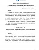 OS REMÉDIOS CONSTITUCIONAIS NA CONSTITUIÇÃO FEDERAL DE 1988