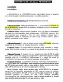 O Contrato De Locação Residencial