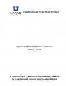 A CONSTRUÇÃO DO CONHECIMENTO PROFISSIONAL, A PARTIR DA ELABORAÇÃO DE UM NOVO SIGNIFICADO DO SERVIÇO SOCIAL NO CONTEXTO DEMOCRATIZAÇÃO DA SOCIEDADE BRASILEIRA