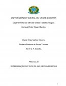 Relatório Determinação de AAS em Aspirina