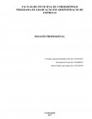 PROGRAMA DE GRADUAÇÃO EM ADMINISTRAÇÃO DE EMPRESAS DESAFIO PROFISSIONAL