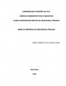 Projeto Multidisciplinar de Gestão de Segurança Privada