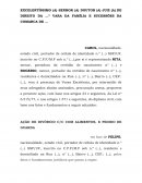 AÇÃO DE DIVÓRCIO C/C COM ALIMENTOS, E PEDIDO DE GUARDA