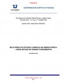 RELATÓRIO DO ESTÁGIO CURRICULAR OBRIGATÓRIO II – ANOS INICIAIS DO ENSINO FUNDAMENTAL