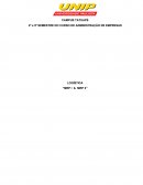 O 4ª e 5º SEMESTRE DO CURSO DE ADMINISTRAÇÃO DE EMPRESAS