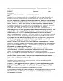 Avaliação – Direito Administrativo II – Contratos Administrativos