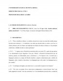 UNIVERSIDADE ESTADUAL DE PONTA GROSSA DIREITO PROCESSUAL CIVIL I