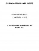 A SOCIOLOGIA E O TRABALHO DO SOCIÓLOGO