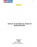 MANUAL DE ESTÁGIO DO CURSO DE ADMINISTRAÇÃO