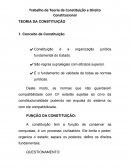 Temporização da normal constitucional ou Direito constitucional Intertemporal