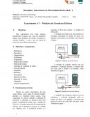O Experimento nº 1 – Medições de Grandezas Elétricas