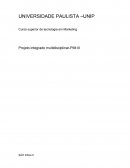 Curso superior de tecnologia em Marketing Projeto integrado multidisciplinar-PIM IIl