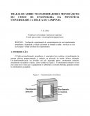 TRABALHO SOBRE TRANSFORMADORES MONOFÁSICOS