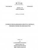 FATORES DE RISCOS ASSOCIADOS À HEPATITE B: CONTROLE E PREVENÇÃO POR MEIO DE AÇÕES EDUCATIVAS