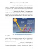 O efeito estufa e as mudanças climáticas globais